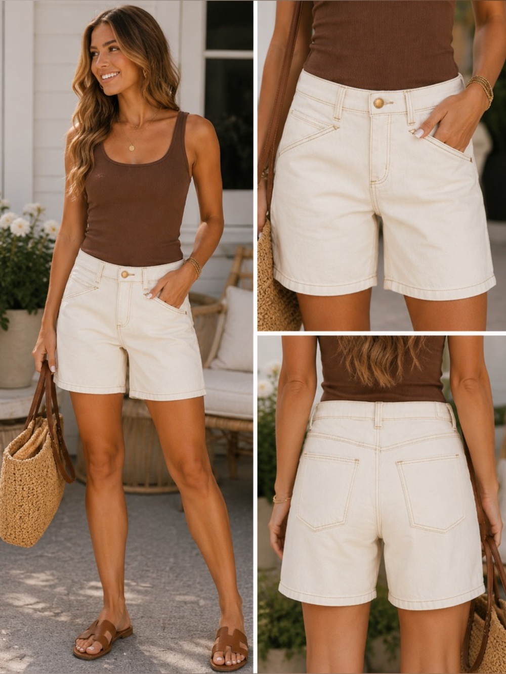 Universal Thread Vintage Midi Denim Shorts